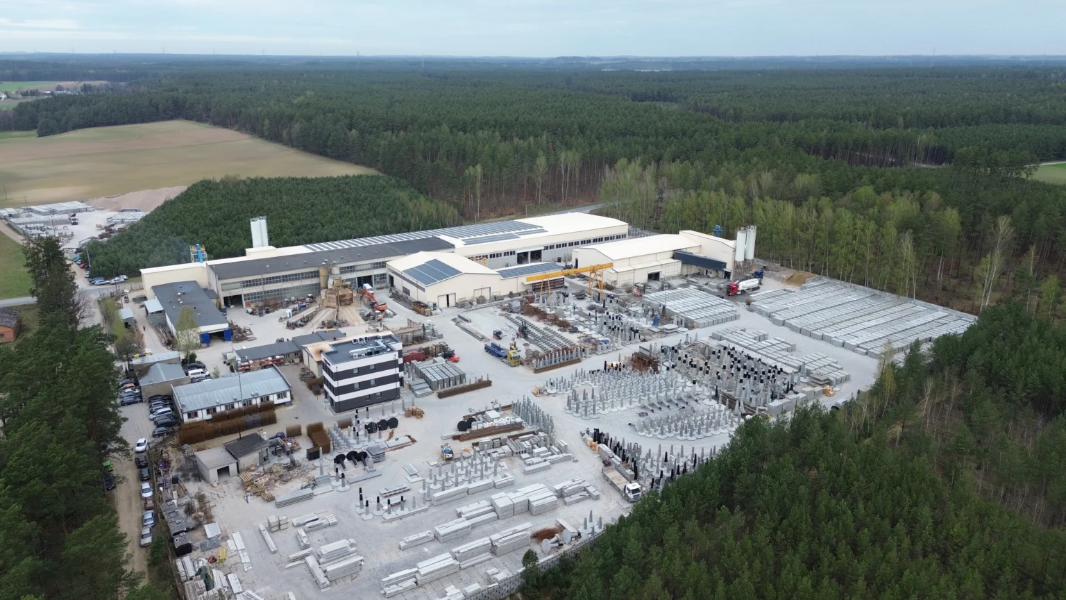 Zakład prefabrykacji żelbetowej WPŻ Elbud Gdańsk