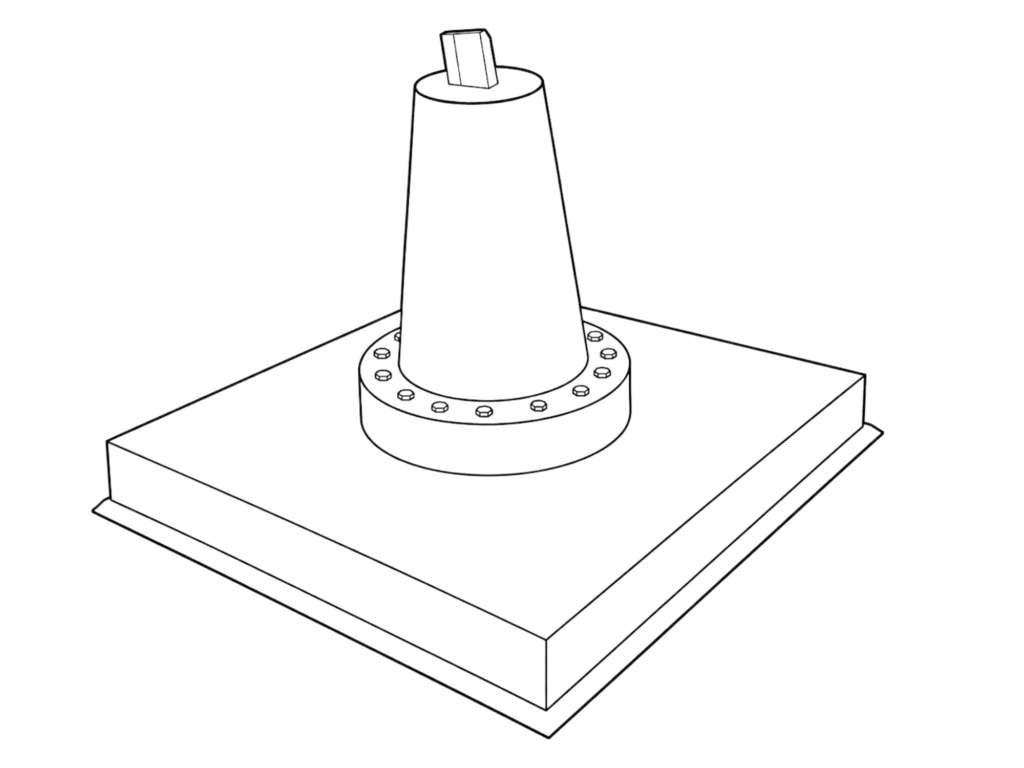 fundament sfk pod 400 kV
